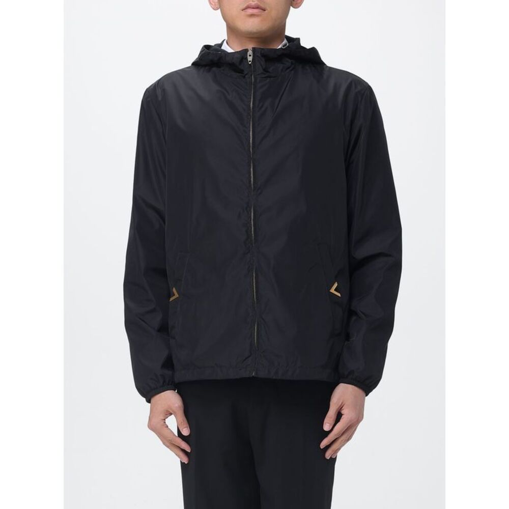 Valentino Men Hooded Nylon Windbreaker Valentino